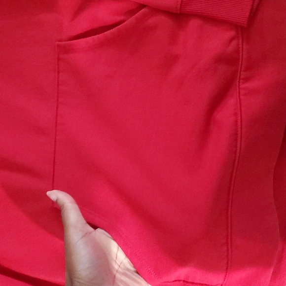 Women's Athletic Works Red Sweatshirt - Picture 5 of 7